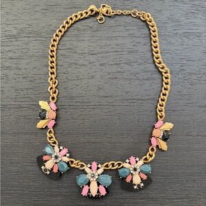 J. Crew Multicolor Floral Necklace